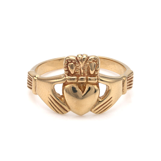 ReMARKable Estate M Estate Collection Fashion Ring (No Stones) in 14 Karat Yellow Gold 3.7MM