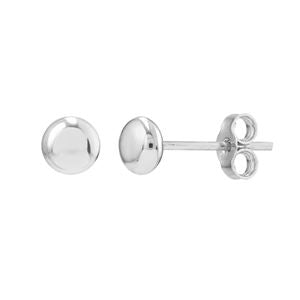 ReMARKable Designs Stud Earrings (No Stones) in 14 Karat White