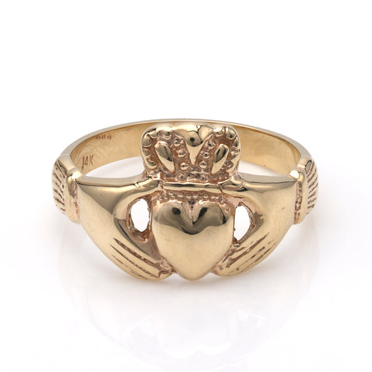 ReMARKable Estate M Estate Collection Fashion Ring (No Stones) in 14 Karat Yellow Gold 4.5MM