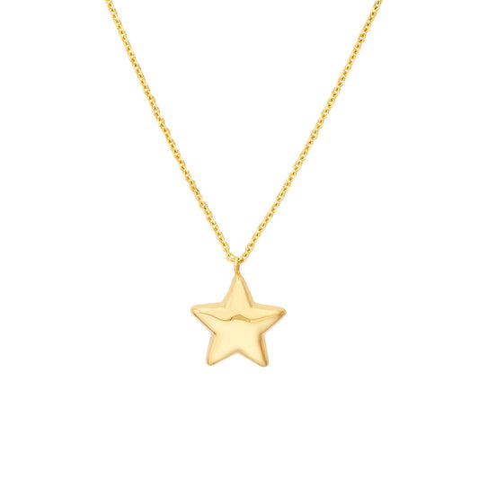 ReMARKable Designs Pendant Necklace (No Stones) in 14 Karat Yellow Gold