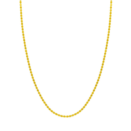 ReMARKable Designs Valentino Chain in 14 Karat Yellow Gold, 36" 2.7mm