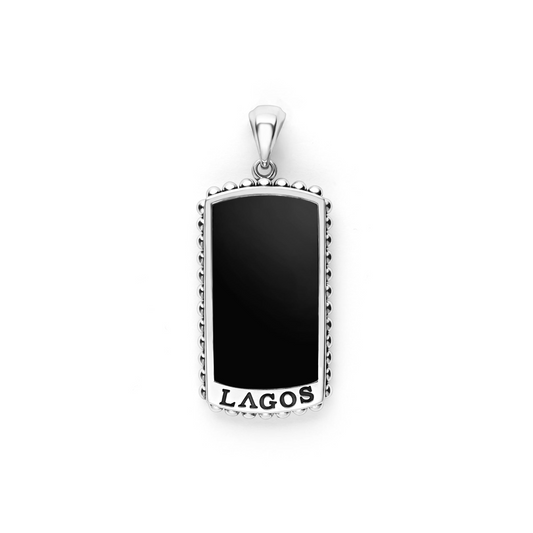 LAGOS Lagos Anthem Collection Pendant Necklace (No Stones) in Sterling Silver White