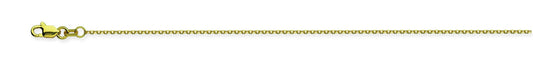 16" Diamond Cut Cable 1.05mm Chain in 14 Karat Yellow