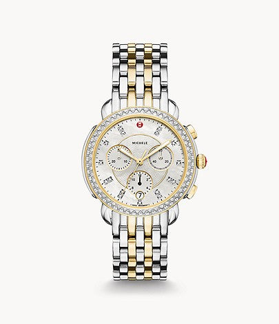 Michele Sidney Chronograph Timepiece with 67.00ctw Round Diamonds MWW30A00005