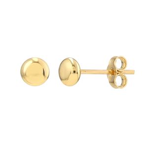 Stud Earrings (No Stones) in 14 Karat Yellow