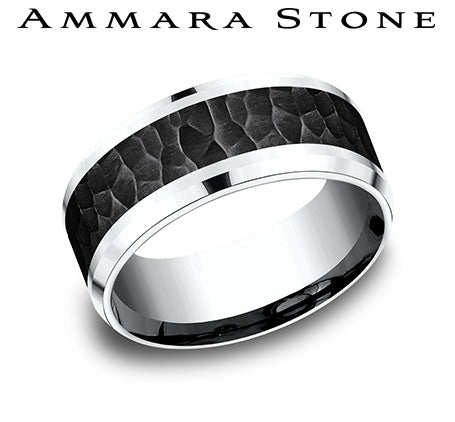 Ammara Stone Collection Carved Band (No Stones)