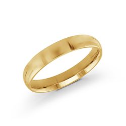 ReMARKable Designs Carved Band (No Stones) in 14 Karat Yellow Gold 4MM