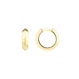 ReMARKable Designs Small Hoop Earrings (No Stones) in 14 Karat Yellow Gold