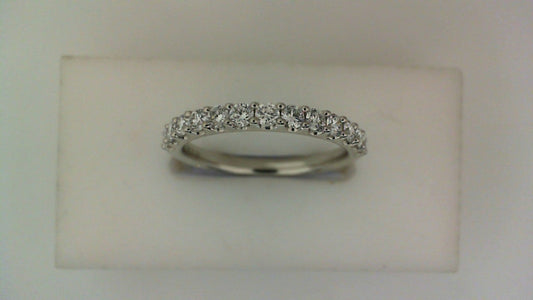 Lab-Grown Diamond Ladies Wedding Band in 14 Karat White with 0.50ctw Round Lab Grown Diamonds