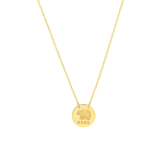 ReMARKable Designs Necklace (No Stones) in 14 Karat Yellow Gold