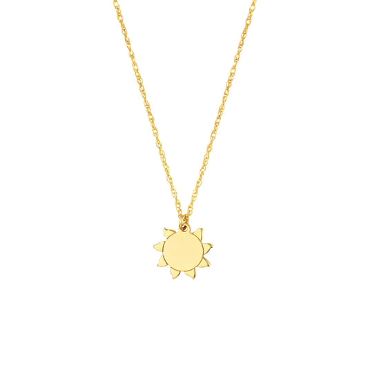 ReMARKable Designs Pendant Necklace (No Stones) in 14 Karat Yellow