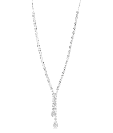 ReMARKABLE Designs M Lovebright Collection Natural Diamond Necklace in 14 Karat White Gold with 2.57ctw Round Diamonds