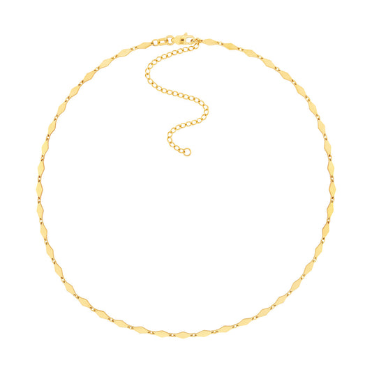 ReMARKable Designs Choker Necklace (No Stones) in 14 Karat Yellow Gold