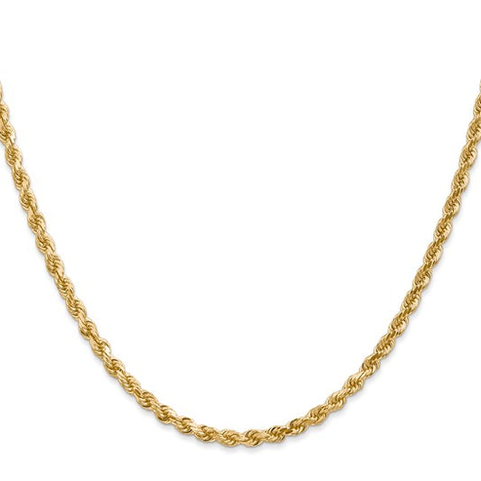 18" Rope Chain in 14 Karat Yellow