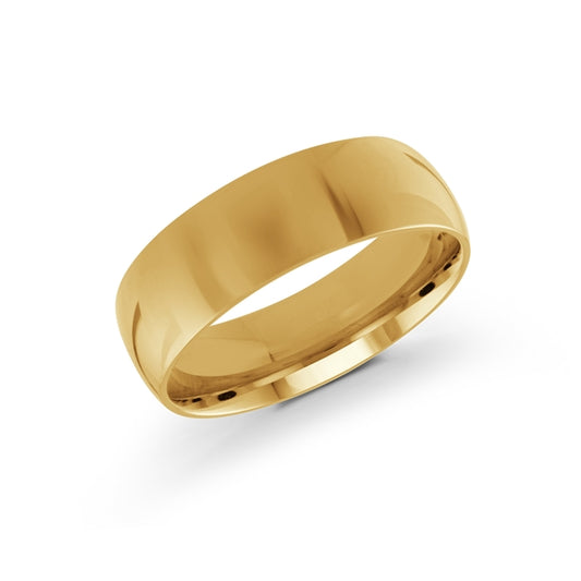 ReMARKable Designs Carved Band (No Stones) in 14 Karat Yellow Gold 6MM