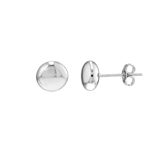 ReMARKable Designs Stud Earrings (No Stones) in 14 Karat White