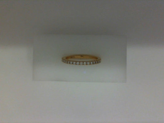 Lab-Grown Diamond Ladies Wedding Band in 14 Karat Yellow with 0.21ctw Round Lab Grown Diamond