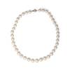 Pearl Strand M Estate Collection Color Gemstone Necklace in Sterling Silver White with 39 Freshwater White Pearls