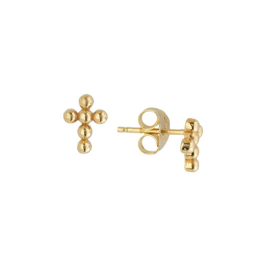 ReMARKable Designs Stud Earrings (No Stones) in 14 Karat Yellow Gold